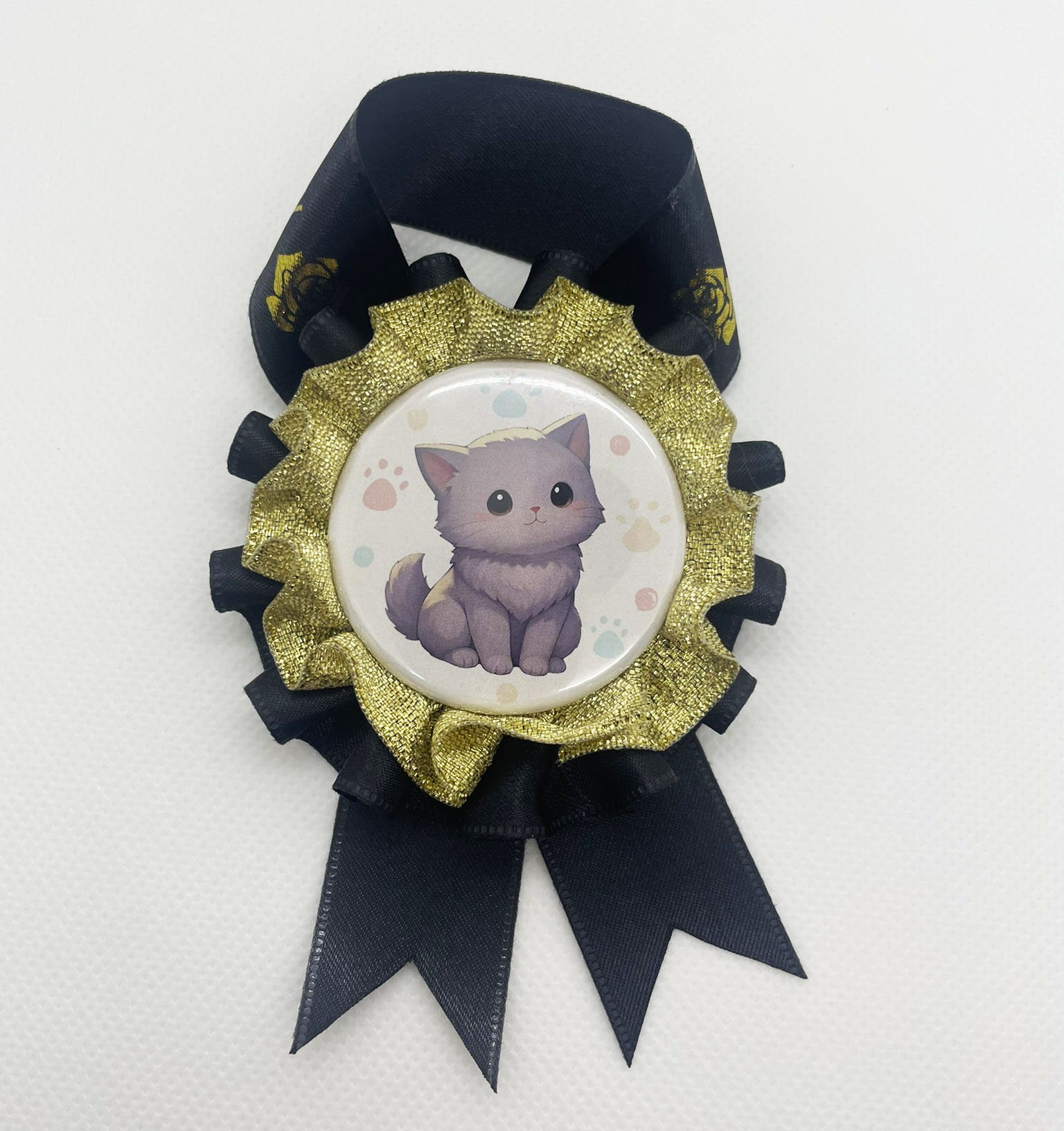 ワインロゼット・シャンパンロゼット【誕生日・ 記念日ロゼット】名入れ｜ロゼットリボン専門店｜胸章リボン・アワードリボン・リボン徽章・記章・式典用リボン・リボンバラ・来賓リボン・表彰リボン・式典リボン・賞リボン