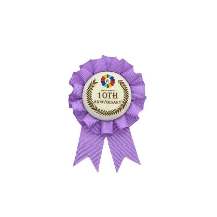 グログランロゼット　シングル　Sサイズ　イラストあり