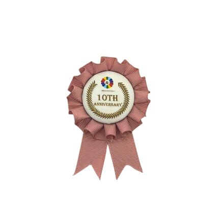 グログランロゼット　シングル　Sサイズ　イラストあり