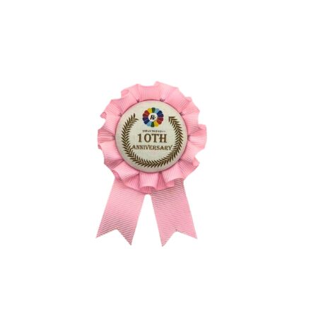 グログランロゼット　シングル　Sサイズ　イラストあり