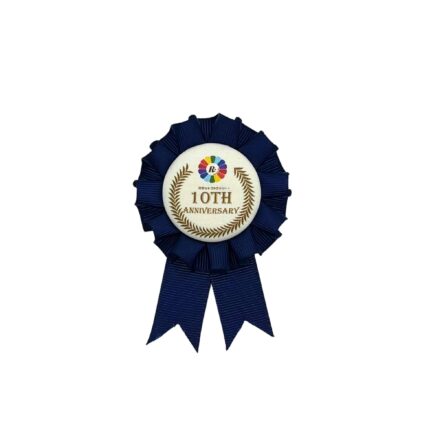 グログランロゼット　シングル　Sサイズ　イラストあり